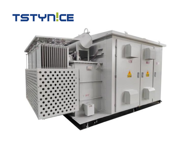 Sous-station compacte pr&eacute;fabriqu&eacute;e par &eacute;nergie &eacute;olienne TSTY pour &eacute;olienne terrestre jusqu'&agrave; 35 kV